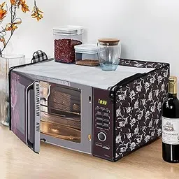 Printed Waterproof Microwave Oven Cover for LG 32 litre Convection Microwave Oven MC3286BRUM | Oven Cover for 29, 30, 32 Litre | Kum05 (Multicolor) (52x49x31 cms) (21.5x20x13 Inch)-picture-27