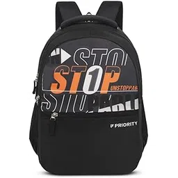 priority 18 Inch Polyester College Backpack For Boys & Girls | Office Backpack For Men & Women | Casual Backpack For Unisex-picture-39