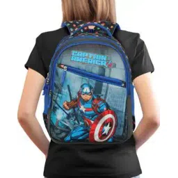 priority Captain America Print School Backpack-picture-31