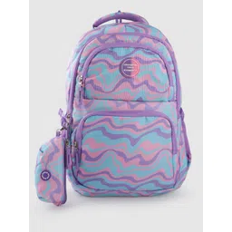 Priority Girls Abstract Printed Laptop Backpack- 40L-picture-19