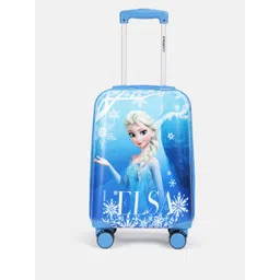 Priority Girls Disney Frozen Princess Printed Hard Cabin Trolley Bag - 38 L-picture-37