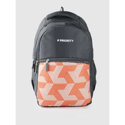 Priority Unisex Geometric Printed Backpack - 28 L-picture-16
