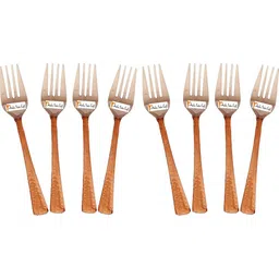 prisha india craft Copper Dessert Fork-picture-14