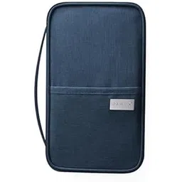 prisma collections Family Passport Holder Waterproof Travel Wallet Document Organiser for Women and Men Blue-picture-13