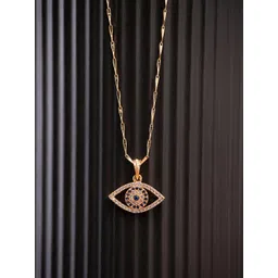 PRITA BY PRIYAASI Gold-Plated Evil Eye Necklace-picture-20