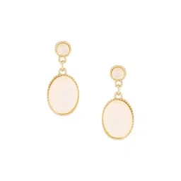 Prita by Priyaasi White Contemporary Drop Earring image 2
