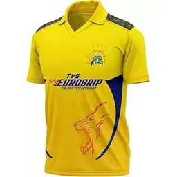 privic Women Graphic Print Polo Neck Polyester Yellow T-Shirt-picture-18