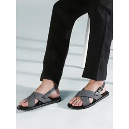 PRIVO by Inc.5 Men Denim Open Toe Comfort Sandals-picture-34