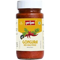 Priya Gongura Red Chilli Pickle without Garlic, 300g - Homemade Gongura Lal Mirch Achar - Traditional South Indian Taste-picture-29