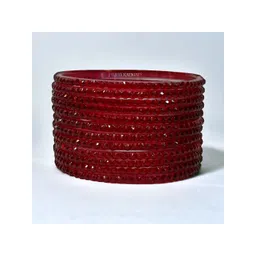 PRIYA KANGAN Set of 12 Crystal Beads-Studded Bangles-picture-29