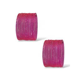 PRIYA KANGAN Set of 24 Crystal Beads Glass Bangles-picture-25