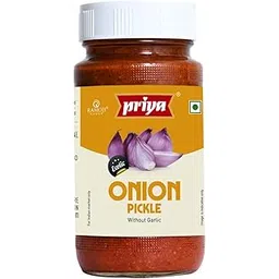 Priya Onion Pickle without Garlic, 300g - Homemade Pyaaz Achar - Traditional South Indian Taste-picture-25