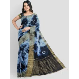 PRIYA SAREE Tie and Dye Silk Blend Saree-picture-27