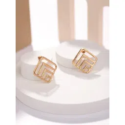 Prita by Priyaasi Gold Contemporary Drop Earring-picture-33