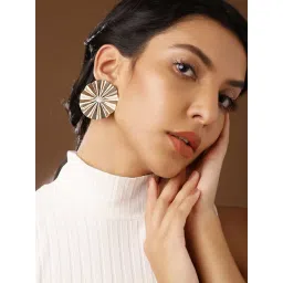 Priyaasi Classic Gold Brass Earrings-picture-31