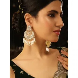 Priyaasi Classic Gold Brass Earrings-picture-10