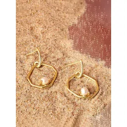 Priyaasi Gold Contemporary Drop Earring-picture-19