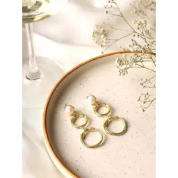 Priyaasi Gold Contemporary Drop Earring-picture-21