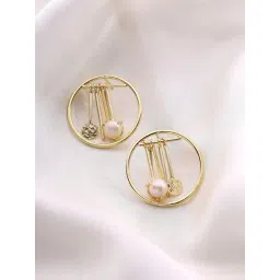 Priyaasi Gold Contemporary Drop Earring-picture-22