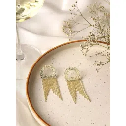 Priyaasi Gold Contemporary Drop Earring image 1