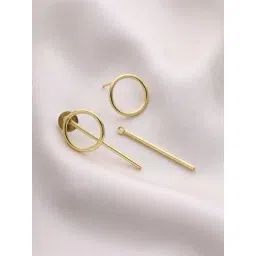 Priyaasi Gold Plated Circle Drop Earring-picture-42