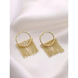 Priyaasi Gold Plated Contemporary Drop Earring-picture-45