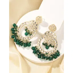 Priyaasi Gold-Plated Kundan Dangler Earrings-picture-40