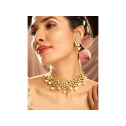 Priyaasi Gold Plated Kundan Jewellery Set-picture-11