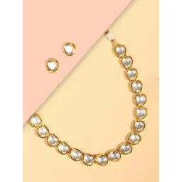 Priyaasi Gold-Plated Kundan Studded Jewellery Set-picture-24