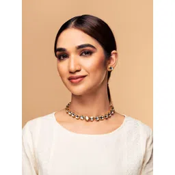 Priyaasi Gold-Plated Kundan Studded Jewellery Set-picture-18