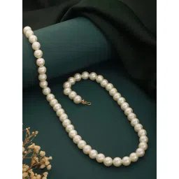 Priyaasi Gold-Plated Pearls Beaded Necklace-picture-26