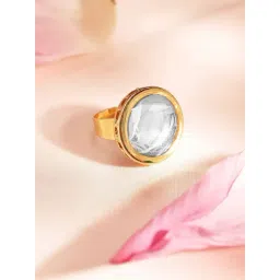 Priyaasi Gold Stone Studded Casual Ring-picture-25