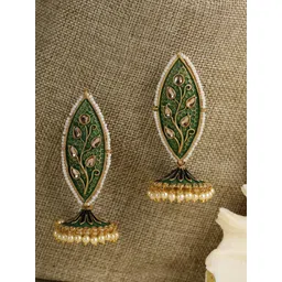 Priyaasi Green Contemporary Jhumkas-picture-11