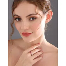 Priyaasi Pink AD Studded Sapphire Casual Ring-picture-38