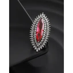 Priyaasi Pink Cocktail Ring-picture-32