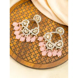 Priyaasi Pink Contemporary Dangler Earring-picture-23