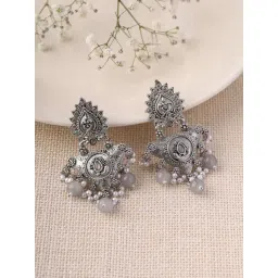 Priyaasi Tribal Beaded Bliss Dangler Earrings-picture-45