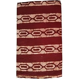 priyanshi Pure Cotton Hand Block Print Batik Handloom Lungis for Men Set of 1 (2.25 mtr) Brown-picture-24