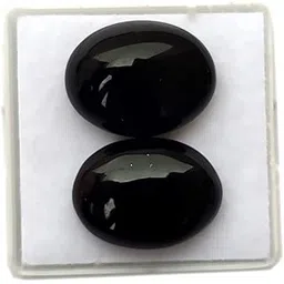 priyanshu navratn Lab Certified 7.25 Ratti Black Sulemani Hakik Stone Natural Haqiq Agate Haqiq Pack Of 2 Gemstone for Men ad Women-picture-13