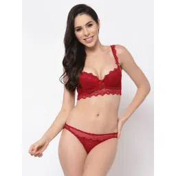 Prizo Pink Lace Lingerie Set-picture-22