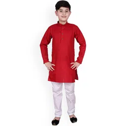 Pro-Ethic STYLE DEVELOPER Boys Abstract Printed Mandarin Collar Kurta With Pyjamas-picture-22