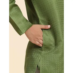 Pro-Ethic STYLE DEVELOPER Boys Geometric Woven Design Regular Cotton Kurta With Pyjamas-picture-10