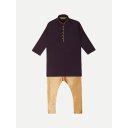 Pro-Ethic STYLE DEVELOPER Boys Navy Blue Kurta with Pyjamas-picture-51