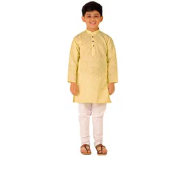 Pro-Ethic STYLE DEVELOPER Boys Pure Cotton Kurta With Churidar-picture-13