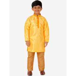 Pro-Ethic STYLE DEVELOPER Boys Pure Silk Kurta with Pyjamas-picture-44