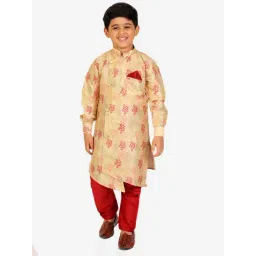 Pro-Ethic Style Developer Kids Beige & Red Printed Full Sleeves Kurta with Pyjamas-picture-38