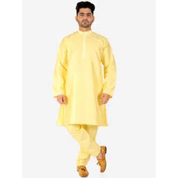 Pro-Ethic Style Developer Men Pure Silk Kurta with Churidar-picture-36