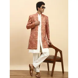 PRO ETHIC Wedding Style Embroidered Sherwani-picture-11