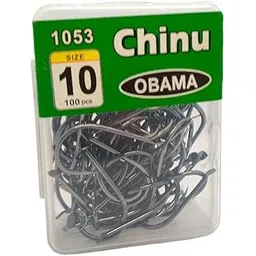 Pro Hunter Chinu Strong and Durable Fishing Hooks for Reliable Fishing Results Size - 10 (Pack of 100Pcs)-picture-25