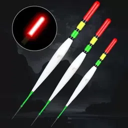 pro hunter LED Electric Light Float in Deep Water Tackle Bobber Fishing Gear with Battery Led 3pcs Light Floater Multicolor Fishing Rod image 2